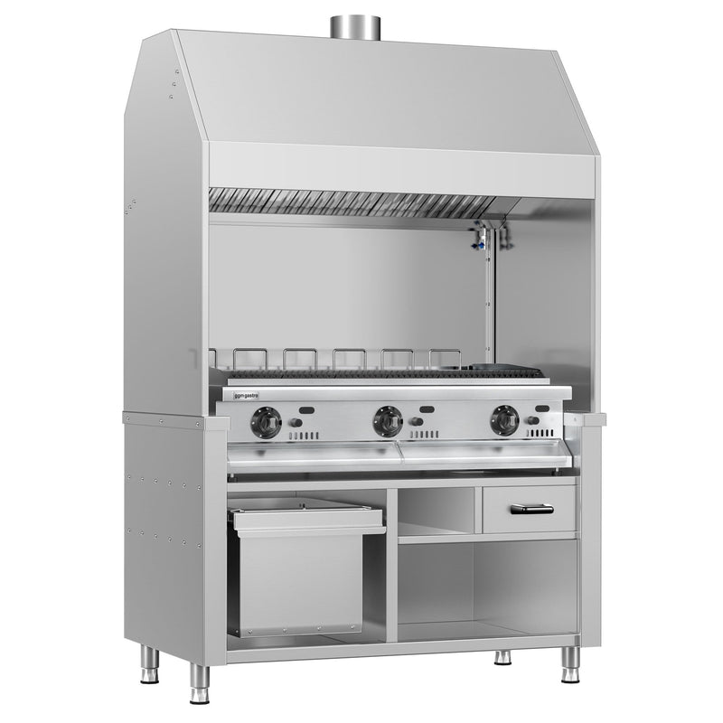 Grill gazowy BERLIN - 1360 mm - stal nierdzewna