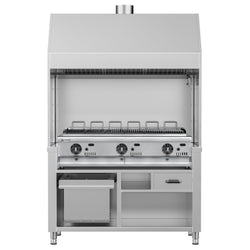 Grill gazowy BERLIN - 1360 mm - stal nierdzewna