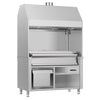 Grill BERLIN – na węgiel drzewny – stal nierdzewna – 1360 mm