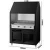 Grill BERLIN – gazowy – 1360 mm – 21 kW – z 6 wyjmowanymi rusztami – czarny