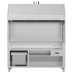 Element neutralny do grilla na węgiel drzewny / gazowego BERLIN - 1760 mm - stal nierdzewna