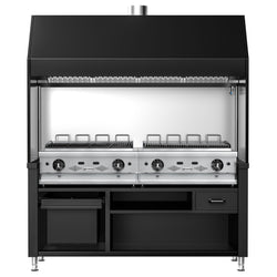 Grill gazowy BERLIN – 1760 mm – czarny