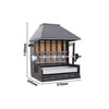 Charcoal Chicken Grill (Rotisserie) - with 1 spit for up to 3 chickens