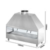Grill – na węgiel drzewny – stal nierdzewna – 1500 mm