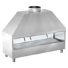 Grill – na węgiel drzewny – stal nierdzewna – 1500 mm