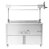 Grill węglowy - 1340mm - z podnośnikiem i 1 szufladą - ruszt: 1060x530mm