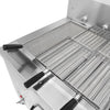 Grill do kurczaków – na węgiel drzewny – 1400 mm – z 6 rożnami
