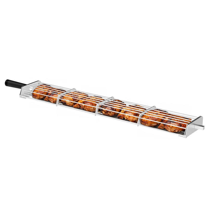 Kosz na kurczaka wąski - pasuje do grilli do kurczaków GHGK - 950x132x86.5mm - kompatybilny z GHGK