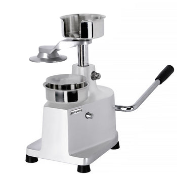 Manualna maszyna do hamburgerów - Ø 100 mm - srebrna - Prime Gastro