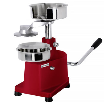 Manualna maszyna do hamburgerów - Ø 130 mm - Czerwona - Prime Gastro