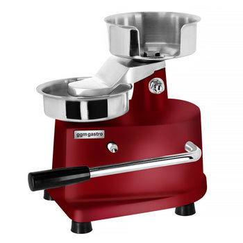 Manualna maszyna do hamburgerów - Ø 130 mm - Czerwona - Prime Gastro