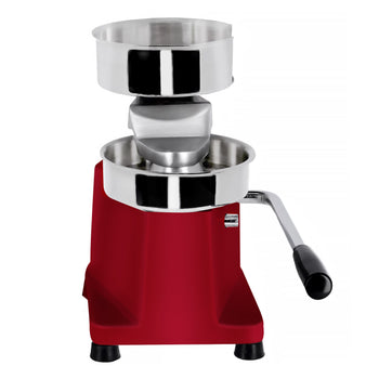 Manualna maszyna do hamburgerów - Ø 130 mm - Czerwona - Prime Gastro