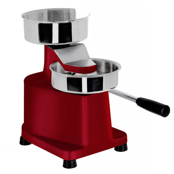 Manualna maszyna do hamburgerów - Ø 130 mm - Czerwona - Prime Gastro
