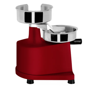 Manualna maszyna do hamburgerów - Ø 130 mm - Czerwona - Prime Gastro