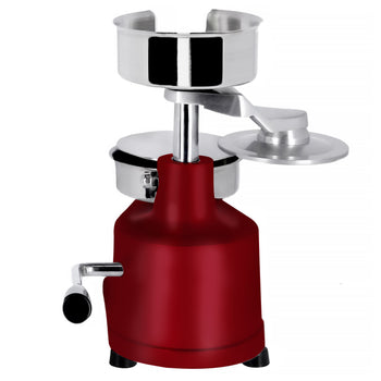 Manualna maszyna do hamburgerów - Ø 130 mm - Czerwona - Prime Gastro