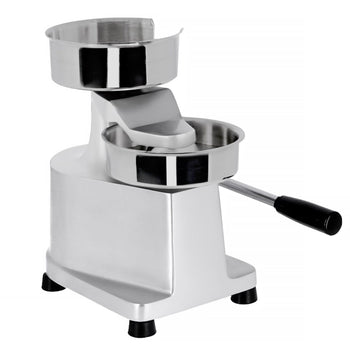 Manualna maszyna do hamburgerów - Ø 130 mm - srebrna - Prime Gastro