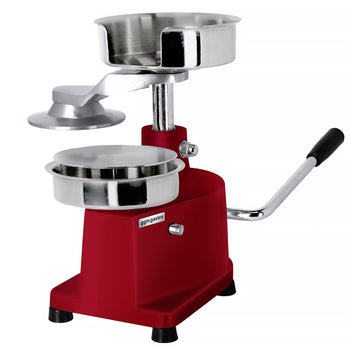Manualna maszyna do hamburgerów - Ø 150 mm - Czerwona - Prime Gastro