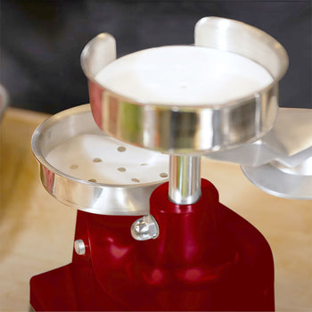 Manualna maszyna do hamburgerów - Ø 150 mm - Czerwona - Prime Gastro