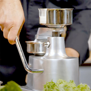 Manualna maszyna do hamburgerów - Ø 130 mm - srebrna - Prime Gastro