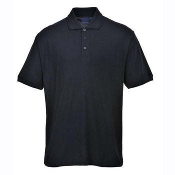 (5 pcs) Men’s Cotton Polo Shirt - Black - Size: XL