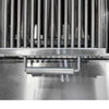 Grill o dużej mocy – gazowy – stal nierdzewna – 800 mm – z 2 rusztami – w stylu amerykańskim