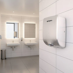 Suszarka do rąk z czujnikiem - matowa stal nierdzewna