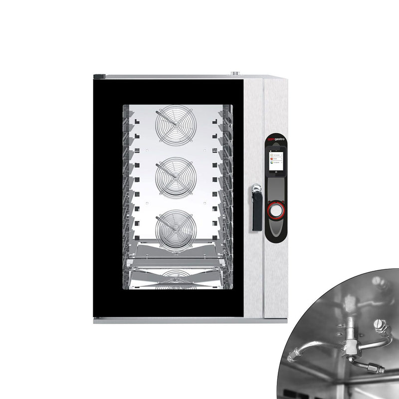 Piec konwekcyjno - parowy piekarniczy - Touch - 10x EN 600x400 - włącznie z systemem mycia