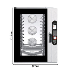 Piec konwekcyjno - parowy piekarniczy - Touch - 10x EN 600x400 - włącznie z systemem mycia