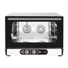 Electric Compact Convection Oven with Steam Injection - Manual Controls - 4x GN 1/1 or 600x400mm (EN 60x40)
