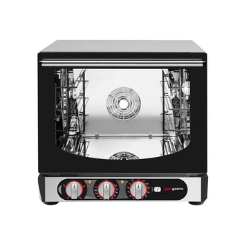 Piec konwekcyjny KOMPAKT - z funkcją pary - Manualny - włącznie z 4 blachami 450x340mm - Prime Gastro