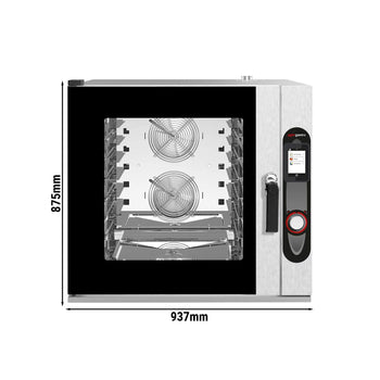 Piec konwekcyjno-parowy - Touch - 7x GN 1/1 - włącznie z systemem mycia - Prime Gastro