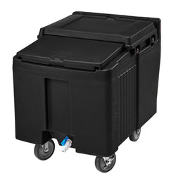 Cambro | Wózek na lody – z 2 przednimi kółkami skrętnymi i 2 kółkami stałymi, z hamulcem – pojemność: 57 kg