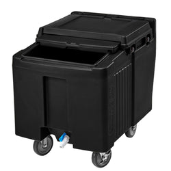 Cambro | Wózek na lody – z 2 przednimi kółkami skrętnymi i 2 kółkami stałymi, z hamulcem – pojemność: 57 kg
