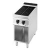 Freestanding Induction Hob - 10kW - 2 zones - with open base shelf