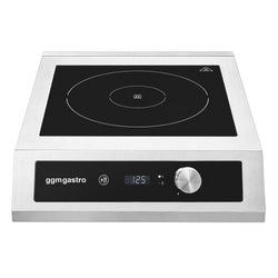 Kuchenka indukcyjna – 5 kW – od +60 do +240 °C – do dużych garnków o średnicy 450–500 mm, zdjęcie 4 z 9