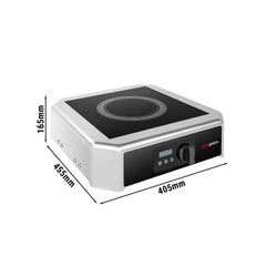 Kuchenka indukcyjna - 3kW - 1 pola grzewcze