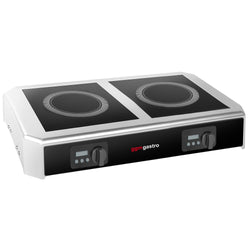Kuchenka indukcyjna - 6 kW - 2 płyty grzewcze