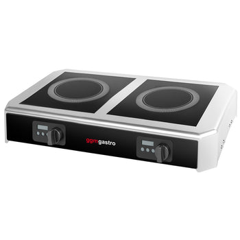 Kuchenka indukcyjna - 6 kW - 2 płyty grzewcze - Prime Gastro