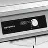 Płyta indukcyjna grillowa - 10kW - Gładka - Powierzchnia: 800x700mm - na podstawie z szafką - z szafką z 2 drzwiami