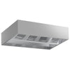Okap indukcyjny sufitowy – 2500 mm – bez silnika – z filtrami