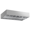 Okap indukcyjny sufitowy – 3200 mm – bez silnika – z filtrami