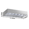 Okap indukcyjny sufitowy – 3500 mm – bez silnika – z filtrami