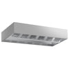 Okap indukcyjny sufitowy – 3500 mm – bez silnika – z filtrami