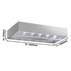 Okap sufitowy indukcyjny – 3600 mm – bez silnika – z filtrem