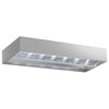 Okap sufitowy indukcyjny – 4000 mm – bez silnika – z filtrami