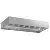 Okap sufitowy indukcyjny – 4000 mm – bez silnika – z filtrami