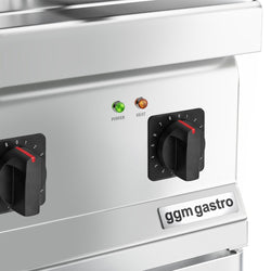 Kuchenka indukcyjna - 7kW - 2 pola grzewcze - na podstawie z 1 drzwiami