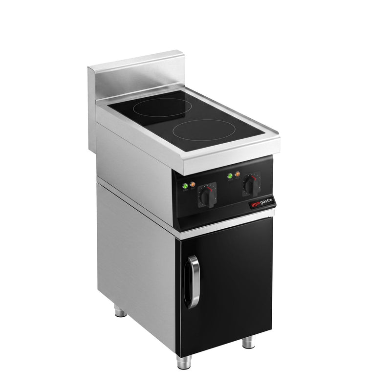 Kuchenka indukcyjna - 7kW - 2 pola grzewcze - na podstawie