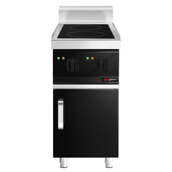 Kuchenka indukcyjna - 7kW - 2 pola grzewcze - na podstawie