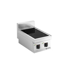 Kuchenka indukcyjna - 7kW - 2 pola grzewcze